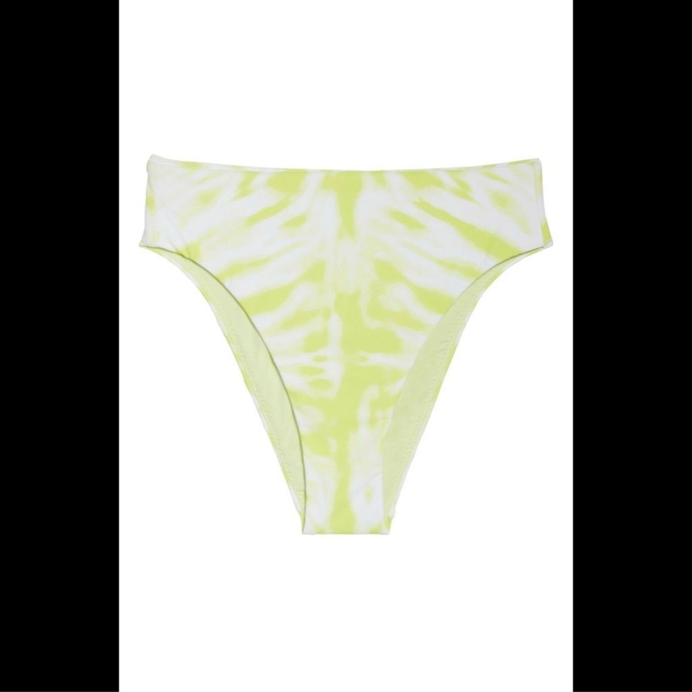 NWT Seafolly Beach Break High Waist Bikini Bottoms in Limeade [‎ 10 US] - Picture 2 of 8